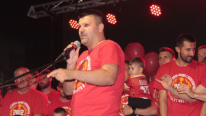 Feđa Dudić uzeo mikrofon u ruke i nije želio nikog da izostavi: "Za sve koji su očuvali klub"