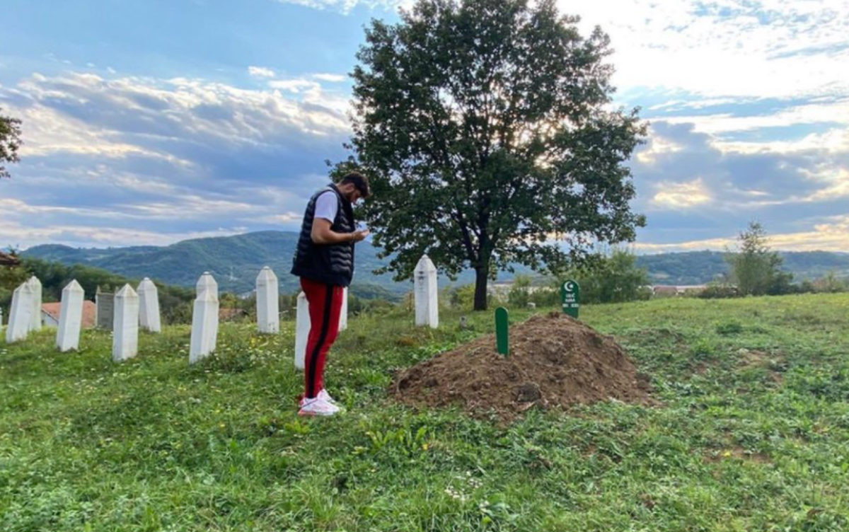 Jusuf Nurkić na mezaru svoje Nensi: Trebalo mi je puno vremena da se naviknem na stvarnost