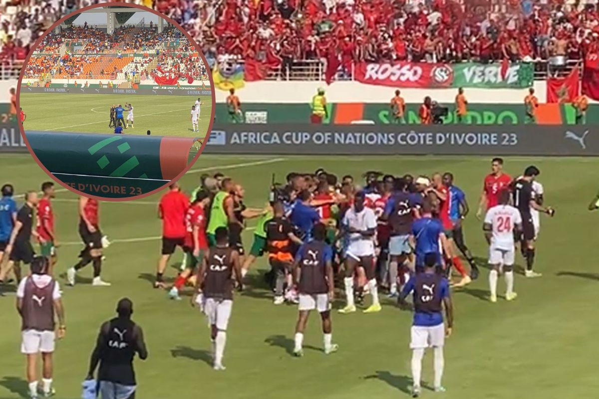 Opšti haos nakon utakmice - Igrač Konga se na koljenima molio Bogu, selektor Maroka ga prekinuo!