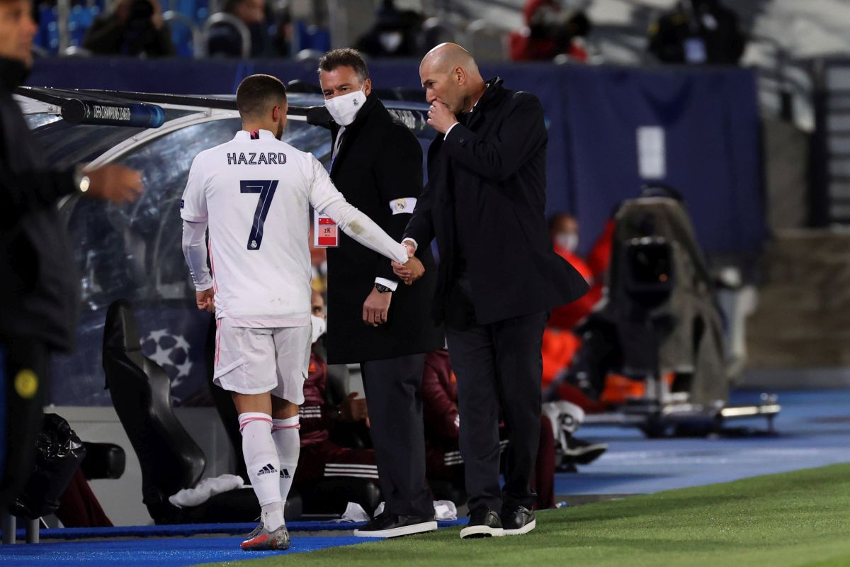 Zidanea je zanimala samo jedna stvar kada je Hazard prolazio pored njega