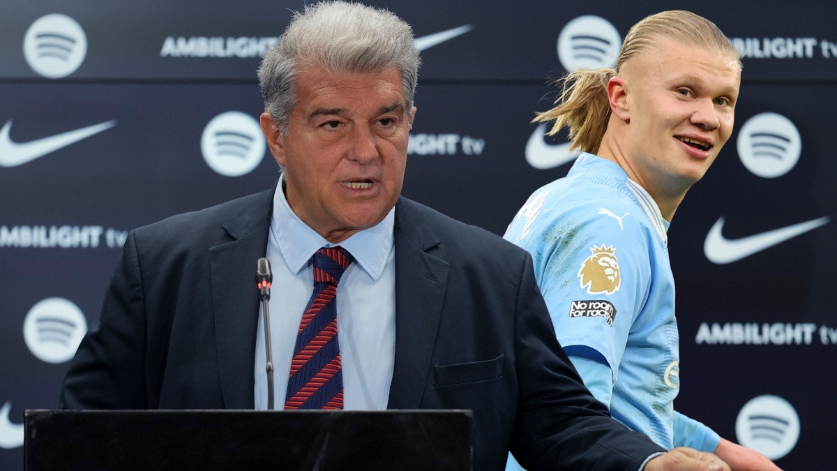 Joan Laporta govorio o velikim planovima Barcelone za budućnost pa spomenuo i Haalanda Joan Laporta govorio o velikim planovima Barcelone za budućnost pa spomenuo i Haalanda