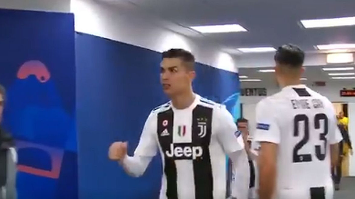 Video na poluvremenu susreta Juve - Atletico: Ronaldo održao čas motivacije!