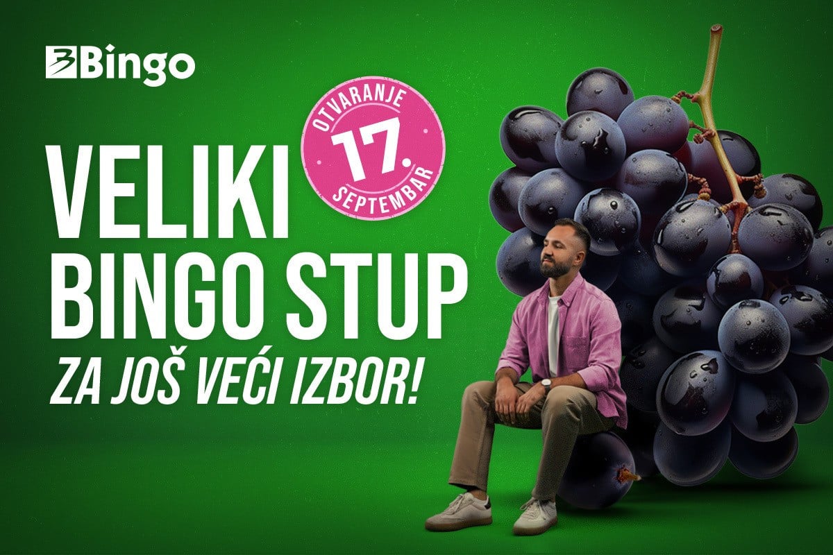 Otvara se renovirani Bingo Stup: Još veći izbor, još bolja kupovina!