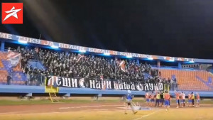 Veliko slavlje igrača i navijača Borca nakon pobjede protiv Želje