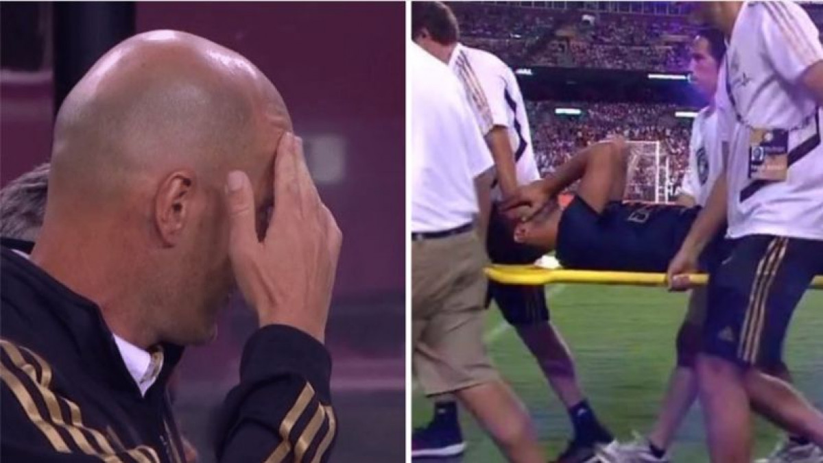 Zidane nije mogao ni gledati dok su Asensija iznosili na nosilima s terena