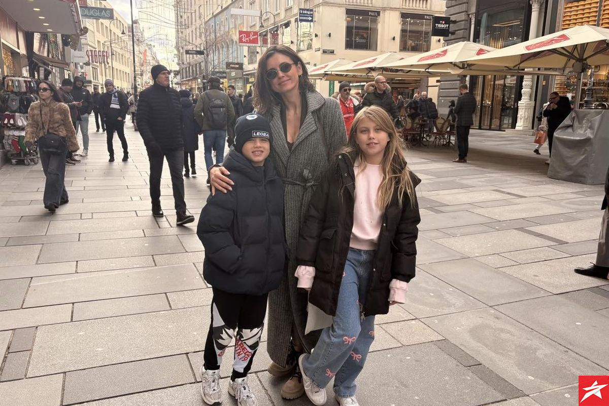 Amra Džeko sa djecom stigla u Beč - Kapiten će imati posebnu podršku!