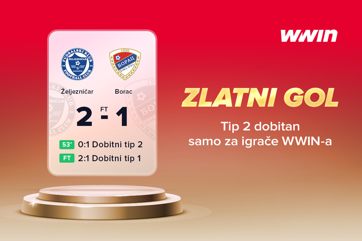 Samo WWIN isplaćuje prije kraja – Zlatni gol u akciji! Samo WWIN isplaćuje prije kraja – Zlatni gol u akciji!
