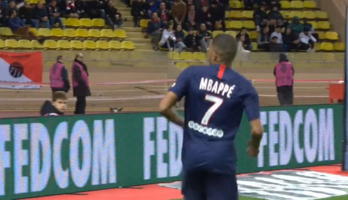 Mbappe nije slavio prvi gol protiv Monaca, a kada je zabio drugi samo je pogledao ka tribinama