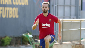 Baš je dobro vidjeti te opet: Miralem Pjanić na treningu Barcelone!