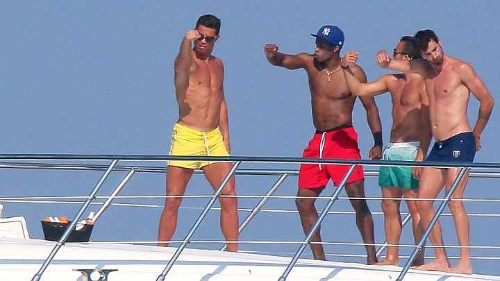 Ronaldo uživa na brodu