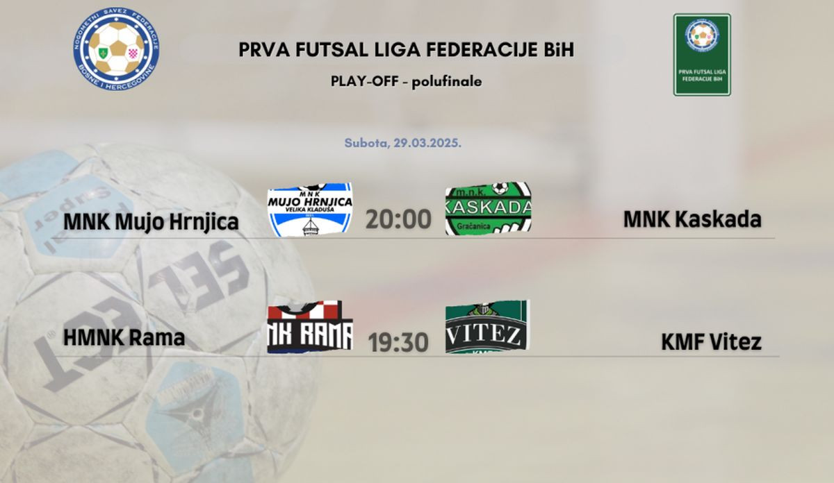 NSFBiH donio odluku - Jasno je ko dijeli pravdu u polufinalu play-offa Prve futsal lige BiH NSFBiH donio odluku - Jasno je ko dijeli pravdu u polufinalu play-offa Prve futsal lige BiH