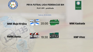 NSFBiH donio odluku - Jasno je ko dijeli pravdu u polufinalu play-offa Prve futsal lige BiH