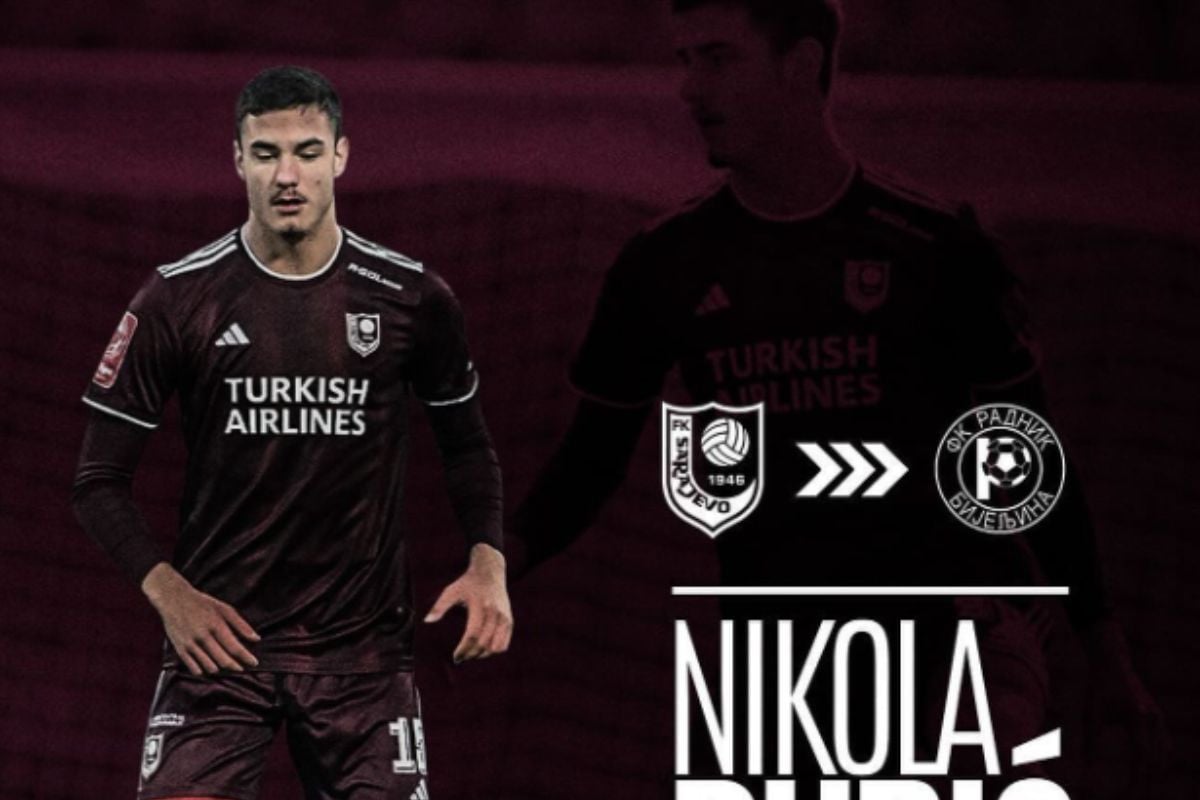 Mladi štoper Sarajeva odlazi na posudbu u FK Radnik Bijeljina Mladi štoper Sarajeva odlazi na posudbu u FK Radnik Bijeljina