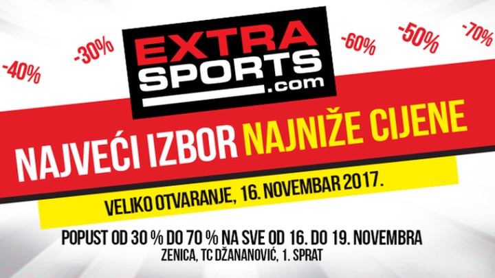 Extra Sports stiže u Zenicu