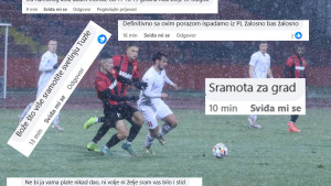 Kada fudbaleri Slobode vide komentare na zvaničnoj stranici kluba, neće im biti dobro
