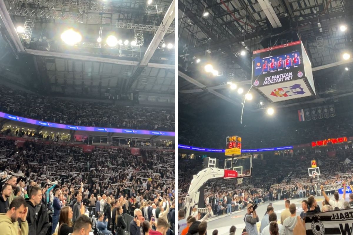 Scene koje ostavljaju bez teksta: Navijači Partizana još jednom pokazali veliku ljubav prema klubu