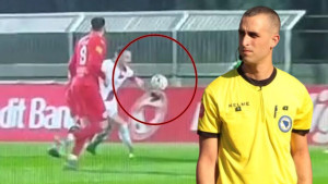 Frano Jelić je vidio igranje rukom Nemanje Bilbije, pa oštetio Velež i poklonio pobjedu Zrinjskom!