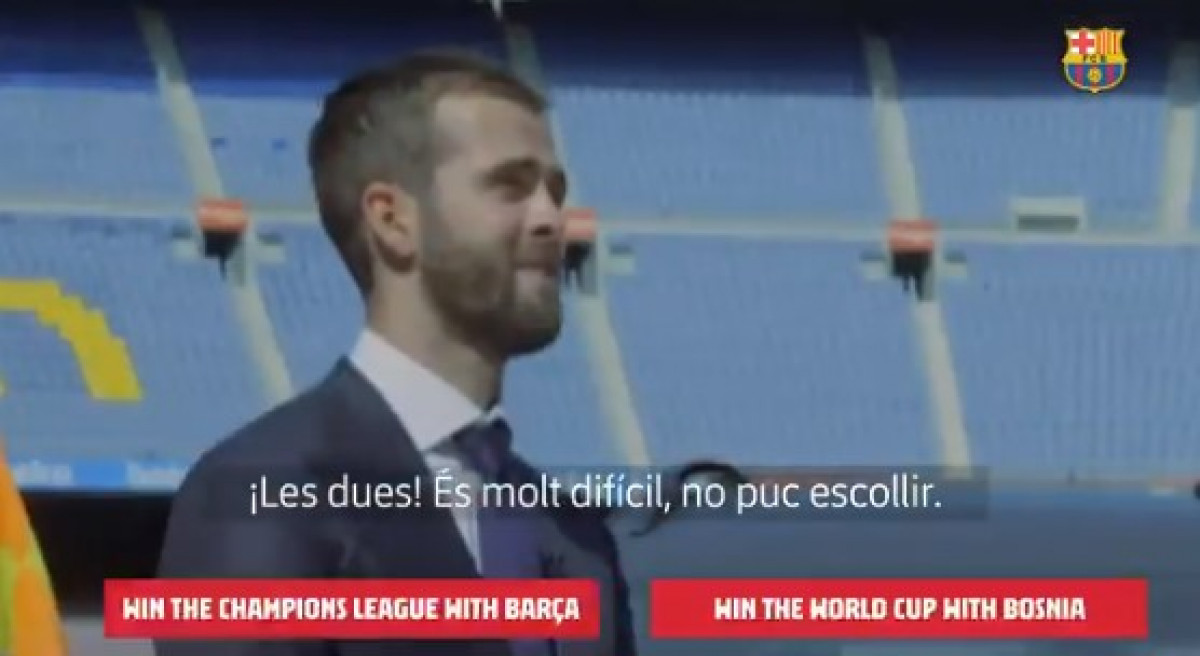 Pjanić je imao odgovor na sva pitanja, ali između Barcelone i reprezentacije nije mogao odlučiti