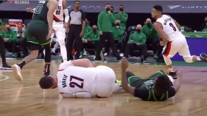 Nurkić je jak kao sijena, ali podmukli udarac nije mogao izdržati 