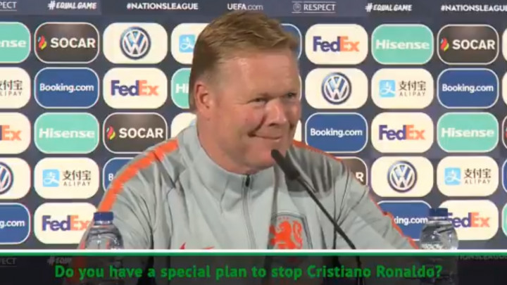 Koemana pitali da li ima poseban plan da zaustavi Ronalda, on dao čudan odgovor