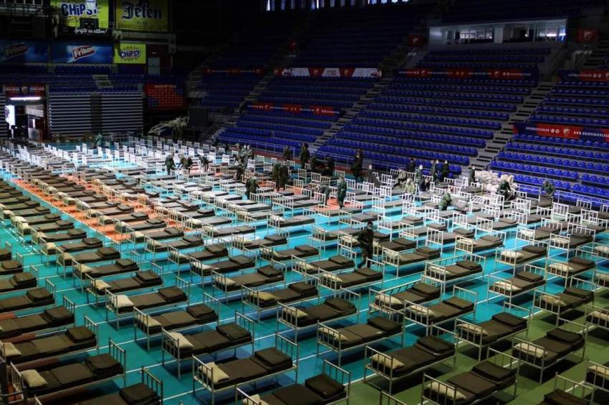 Dvorana Pionir postala bolnica Dvorana Pionir postala bolnica