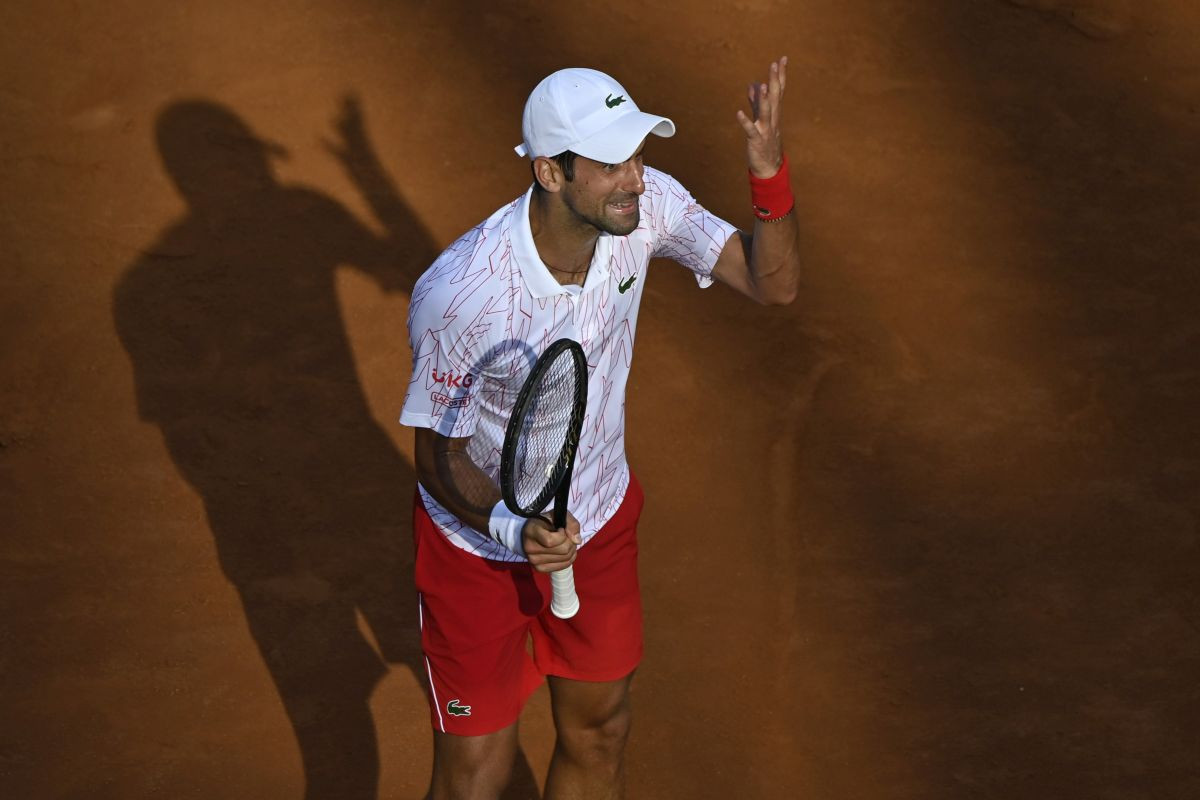 Novak Đoković u finalu Rima