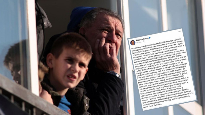 Mamić o Hajduku: "Da nije Dinama Evropu bi vidjeli samo na tv-u, jer ih nema ni na Play Stationu"