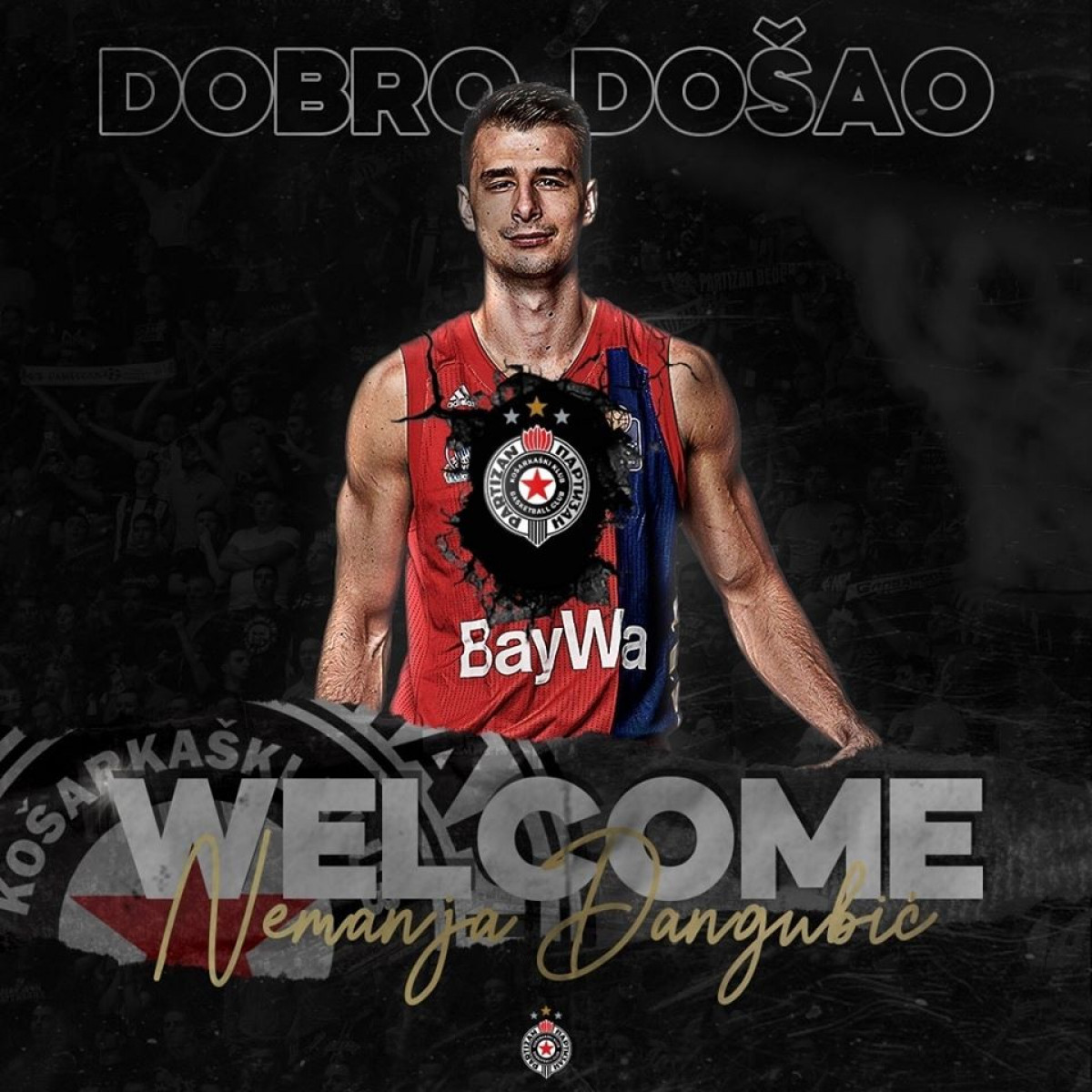 Partizan uzvratio udarac velikom rivalu: Nemanja Dangubić potpisao za 'crno-bijele' Partizan uzvratio udarac velikom rivalu: Nemanja Dangubić potpisao za 'crno-bijele'