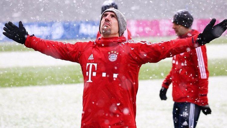 Igrači Bayerna uživali u snijegu