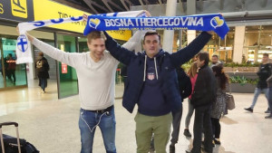 Navijači Finske dolaze u Zenicu, magla u Sarajevu sinoć im poremetila plan