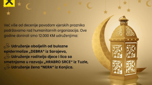 Raiffeisen banka Ramazanski bajram obilježava donacijama