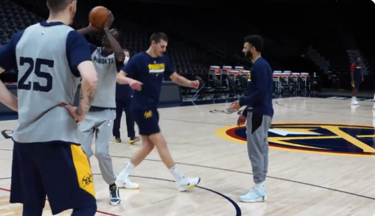 Nikola Jokić zaigrao kolo na treningu Denvera