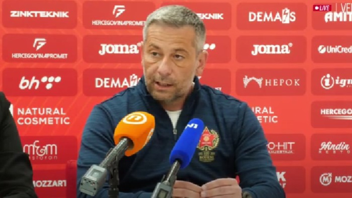 Dean Klafurić priznao da Velež ima problem pred sutrašnju utakmicu sa Tuzla Cityjem