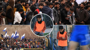 Na stadionu "pakao", na tribine ne može pasti ni šibica, a bogobojazni dječak obavlja namaz