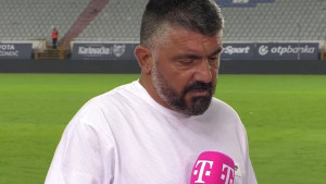Gattuso nakon nove blamaže uzeo mikrofon u ruke, nije mogao da ne spomene Perišića