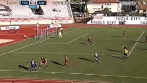 Sarajevo gubi, Ubiparip postigao deveti gol u sezoni