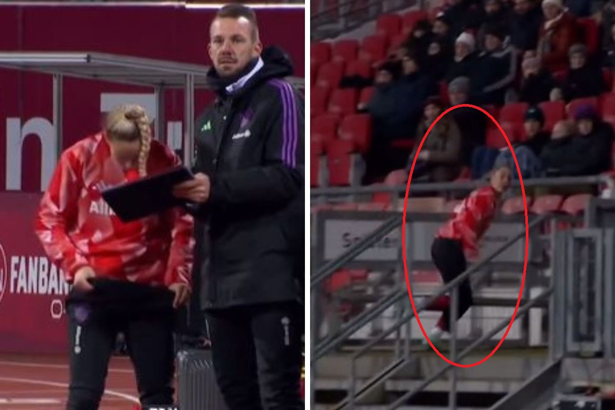 Igračica Bayerna krenula da skine trenerku, doživjela šok jer je vidjela šta je ispod, a onda trk... Igračica Bayerna krenula da skine trenerku, doživjela šok jer je vidjela šta je ispod, a onda trk...