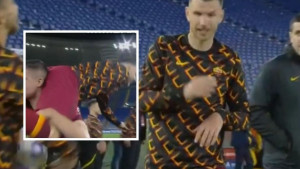 Ko je i šta Edin Džeko u svlačionici Rome? Odgovori se kriju u scenama poslije pobjede u derbiju