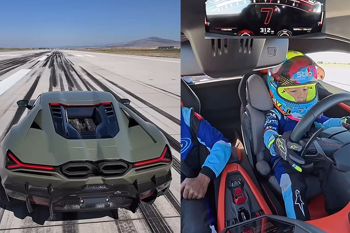 Petogodišnjak iz Turske je 'zvijer' za volanom: Lamborghini je za njega poput igračke