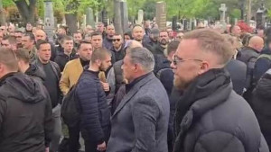 Grobari ugledali Džanana Musu na sahrani Duška Vujoševića, jedan komentar je sve rekao!
