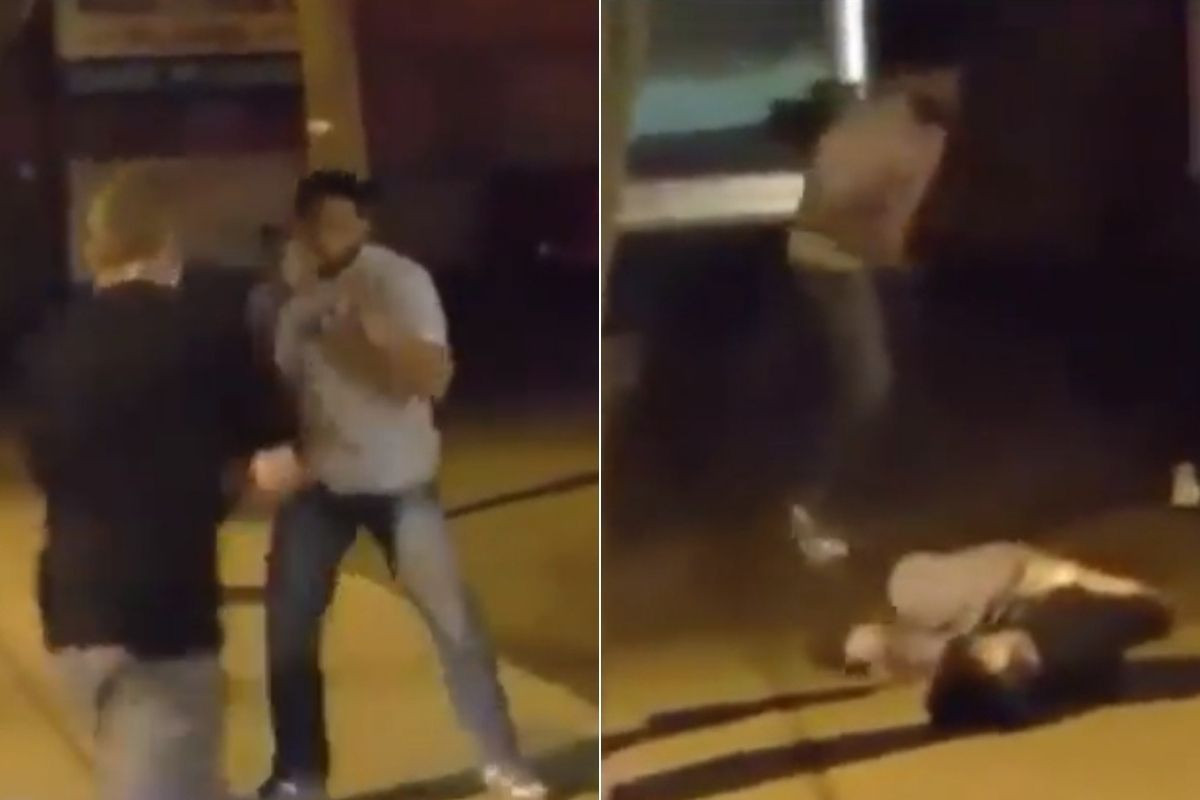 Izazvao kickboxera na ulici, pa zaspao od brutalnog udarca nogom Izazvao kickboxera na ulici, pa zaspao od brutalnog udarca nogom