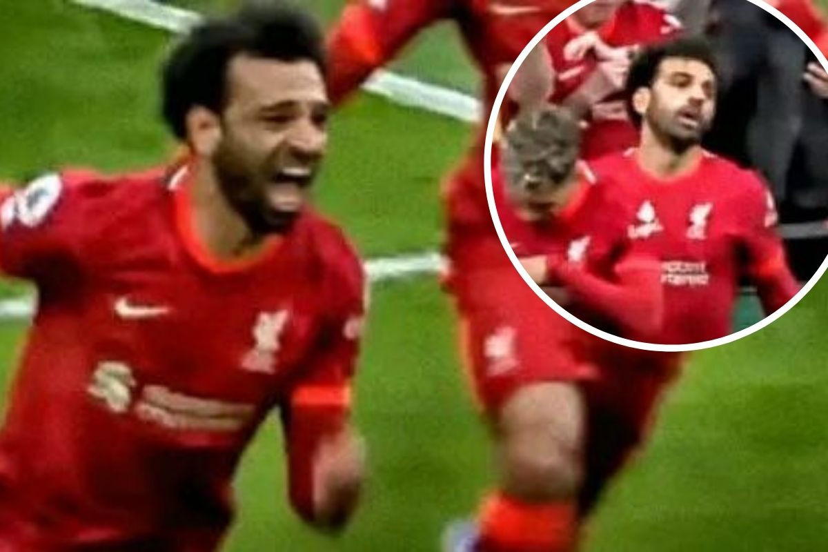 Salah euforično slavio gol za 2:1, a onda je vidio šta mu pokazuje navijač s tribine