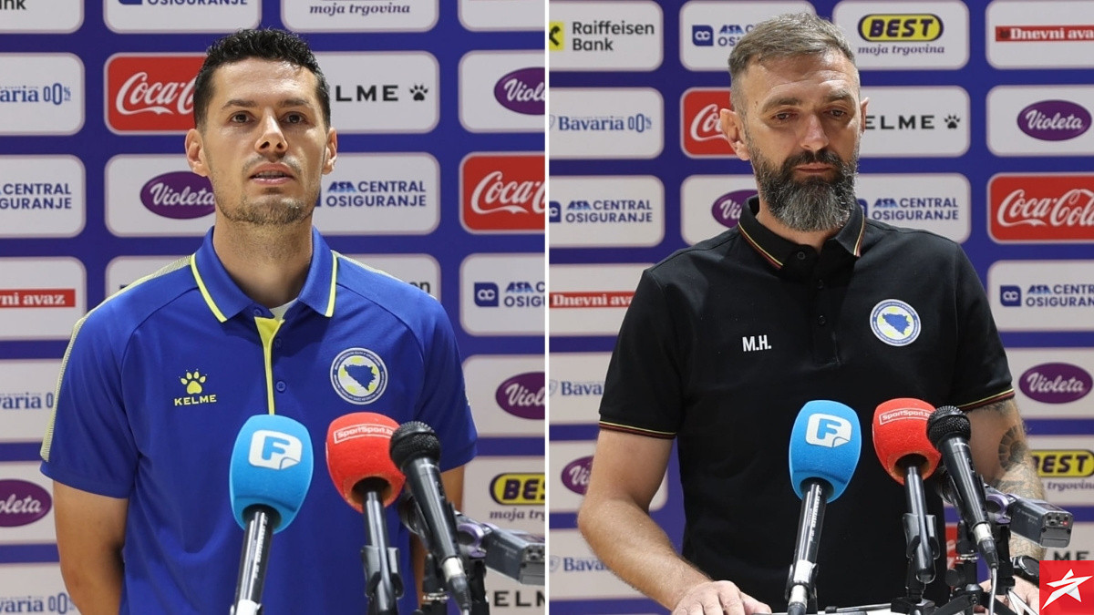 Hajradinović: "Ne smijemo ih podcijeniti"; Hrgović: "Stalno pričamo o našim starim nastupima"