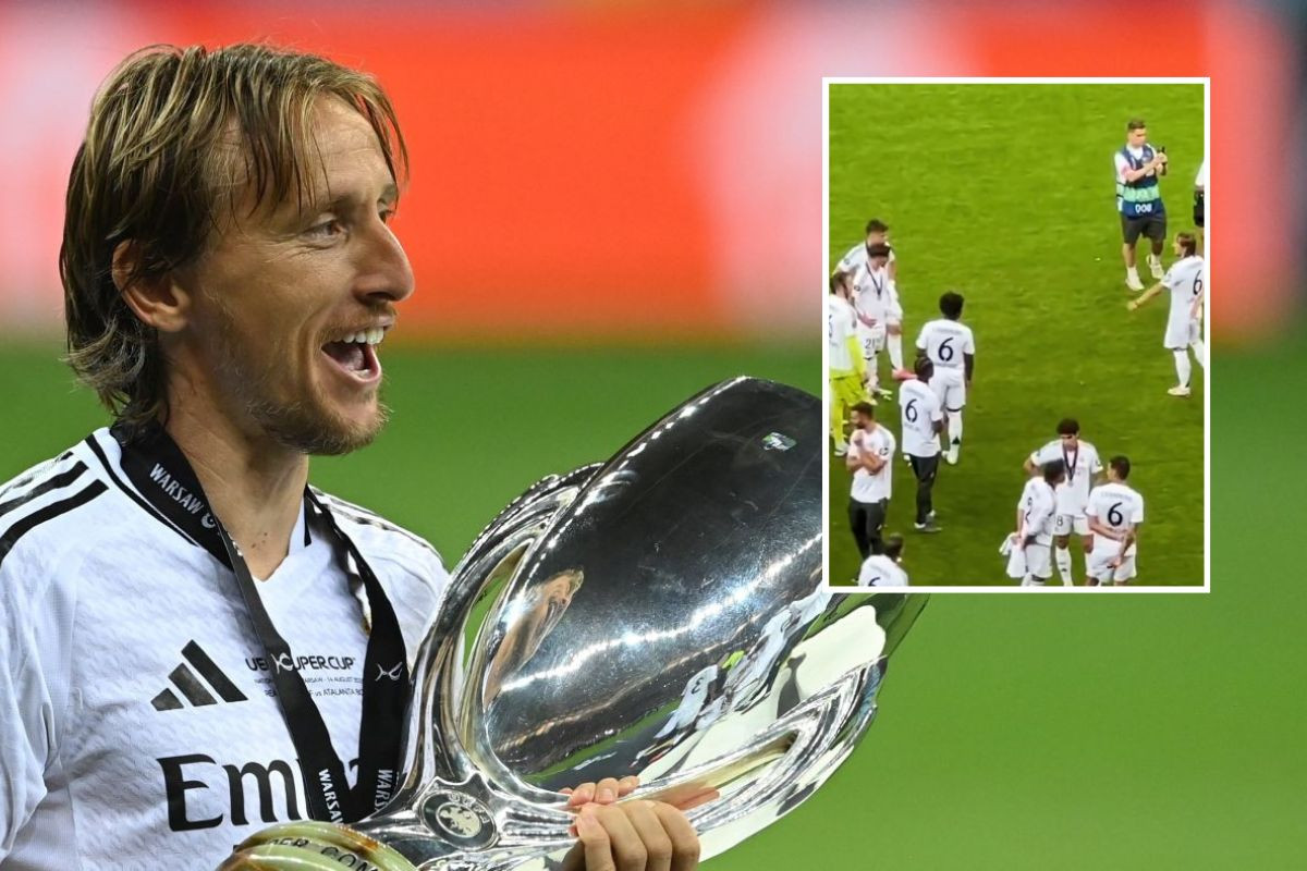 Modrić igraču Reala može biti otac, a moli ga za zajedničku fotografiju: "Hajde, ne stidi se"