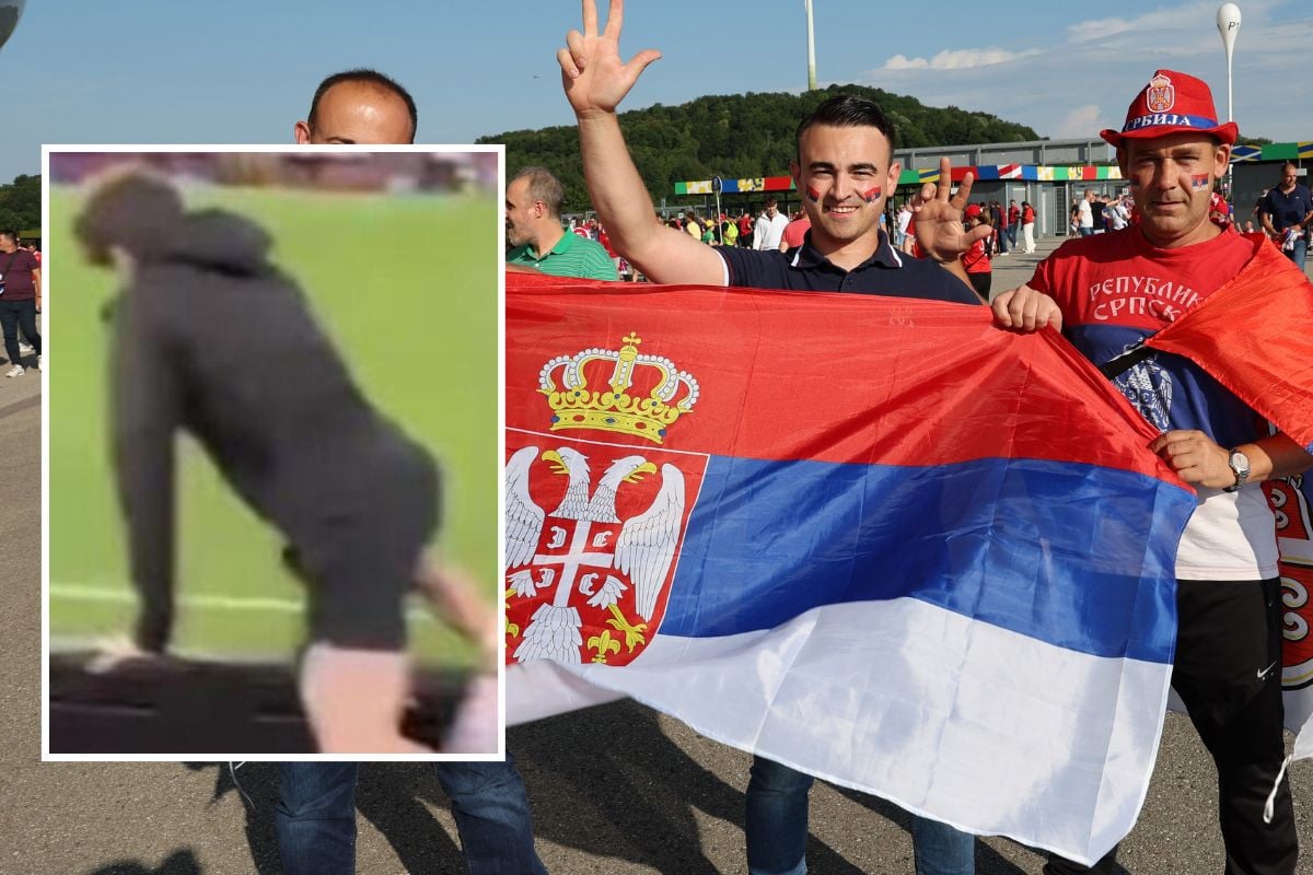 Srpski navijač htio unijeti zastavu sa žestokom porukom za cijelu Evropu, na kraju se obrukao