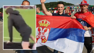 Srpski navijač htio unijeti zastavu sa žestokom porukom za cijelu Evropu, na kraju se obrukao