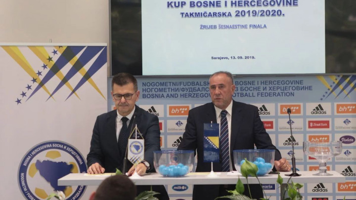 Održan žrijeb parova 1/16 finala Kupa BiH