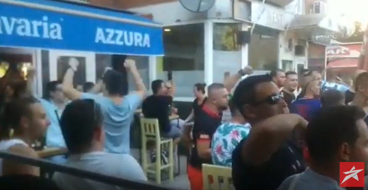 Počelo 'zagrijavanje' navijača Čelika u Zenici Počelo 'zagrijavanje' navijača Čelika u Zenici
