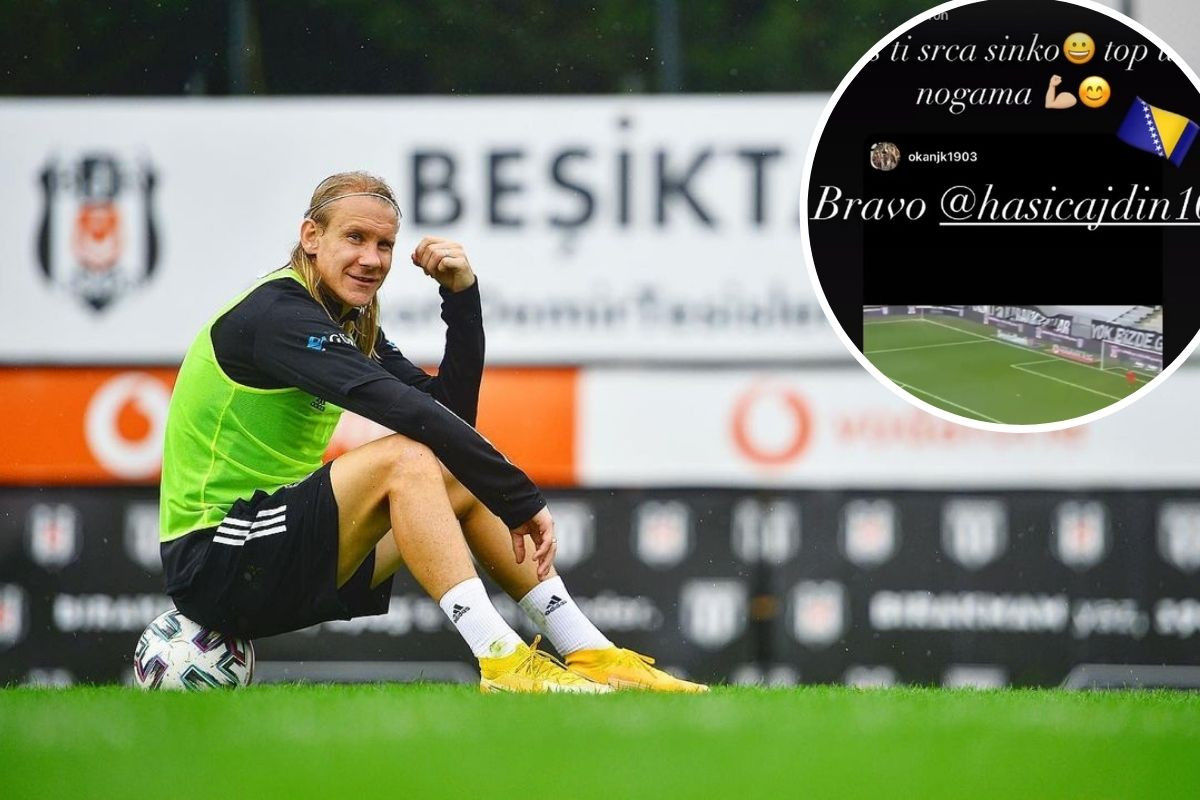 Vida stvarno voli Hasića, čak je "zalijepio" i zastavu Bosne i Hercegovine 