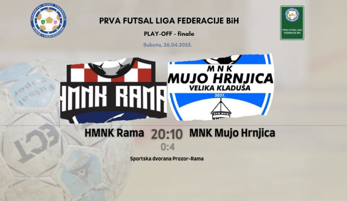 Obavljeno delegiranje za drugu utakmicu finala doigravanja u futsalu Obavljeno delegiranje za drugu utakmicu finala doigravanja u futsalu